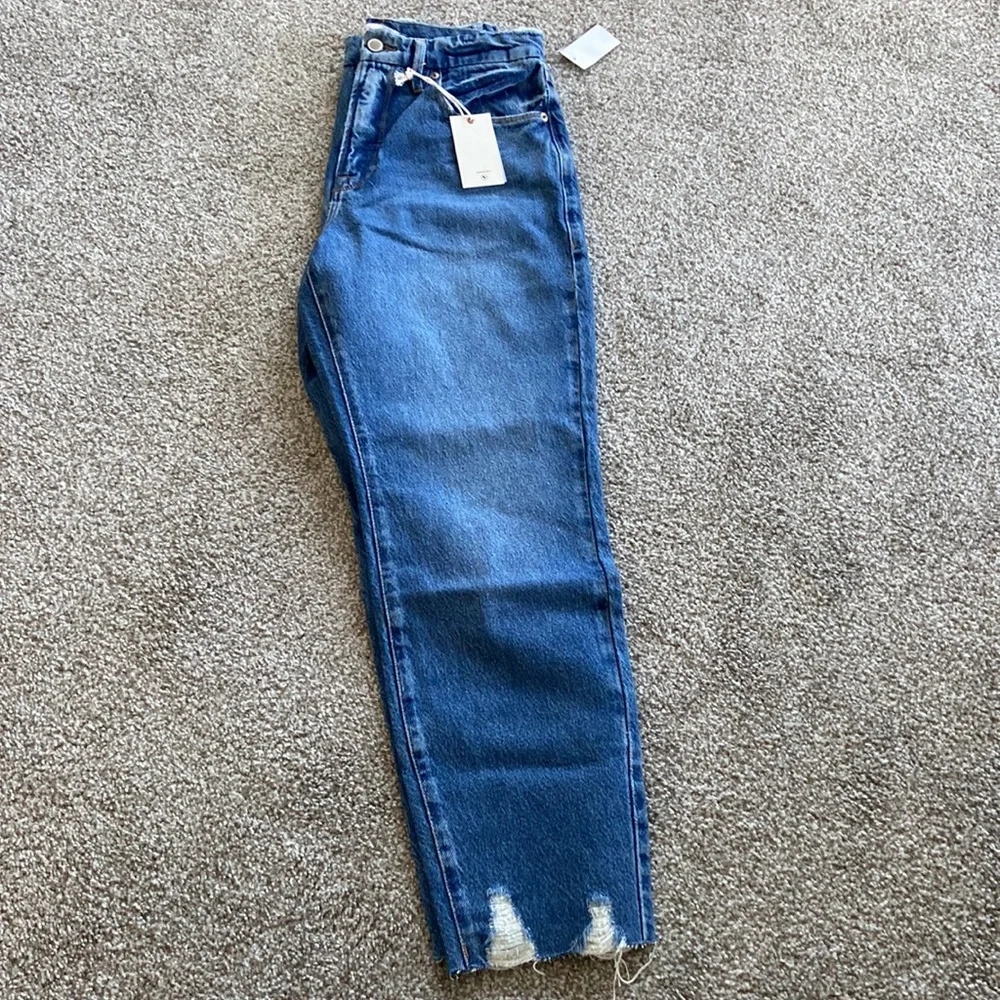 Good American good vintage jagged hem jeans - Picture 5 of 10